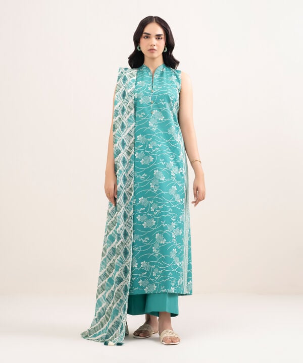 3 Piece - Printed Lawn Suit