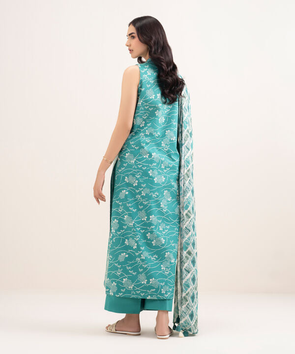 3 Piece - Printed Lawn Suit