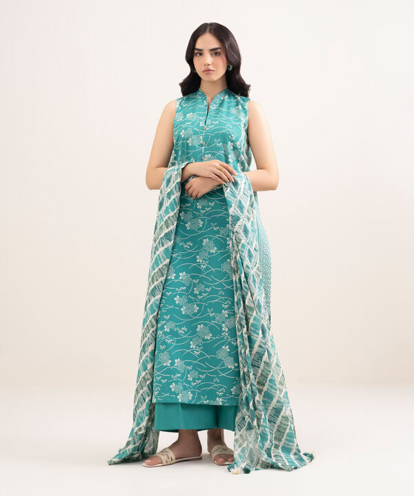 3 Piece - Printed Lawn Suit