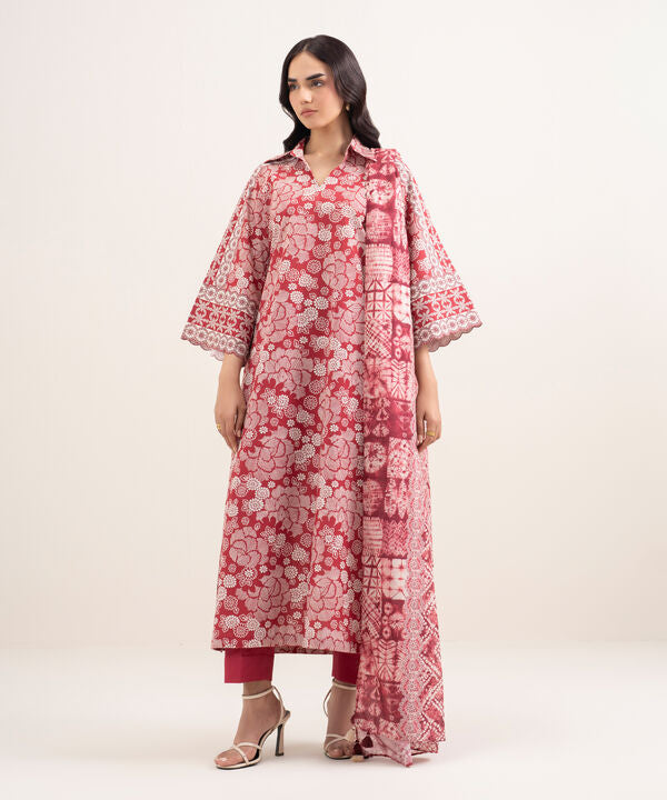 3 Piece - Printed Lawn Suit