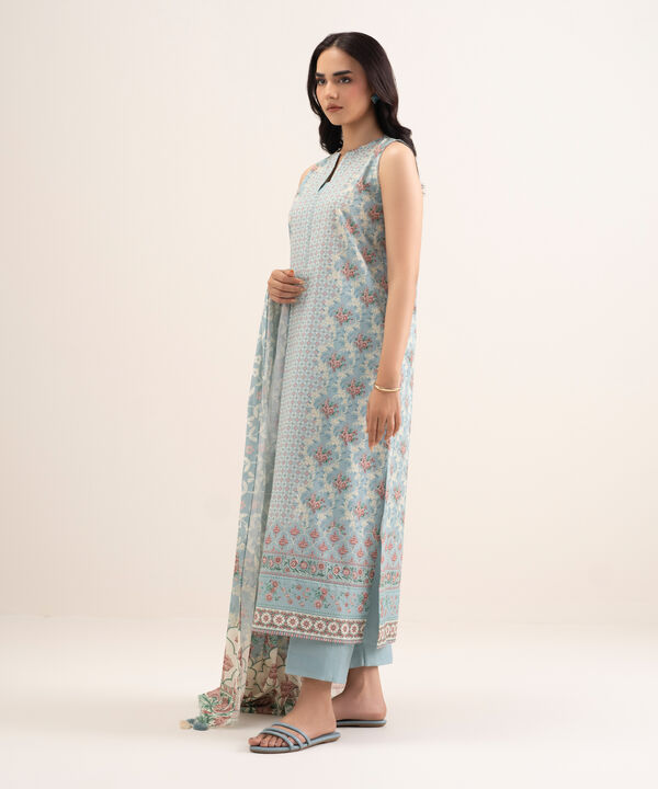 3 Piece - Printed Lawn Suit