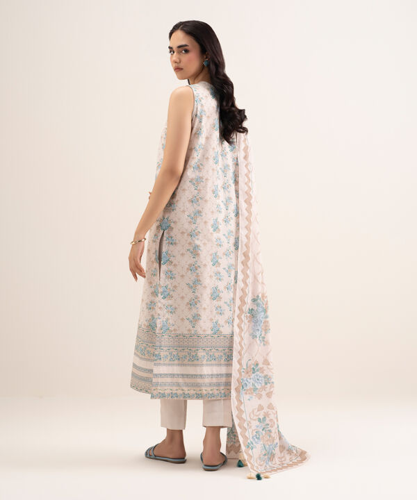 3 Piece - Printed Lawn Suit