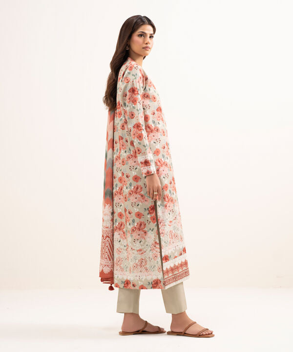 3 Piece - Printed Lawn Suit