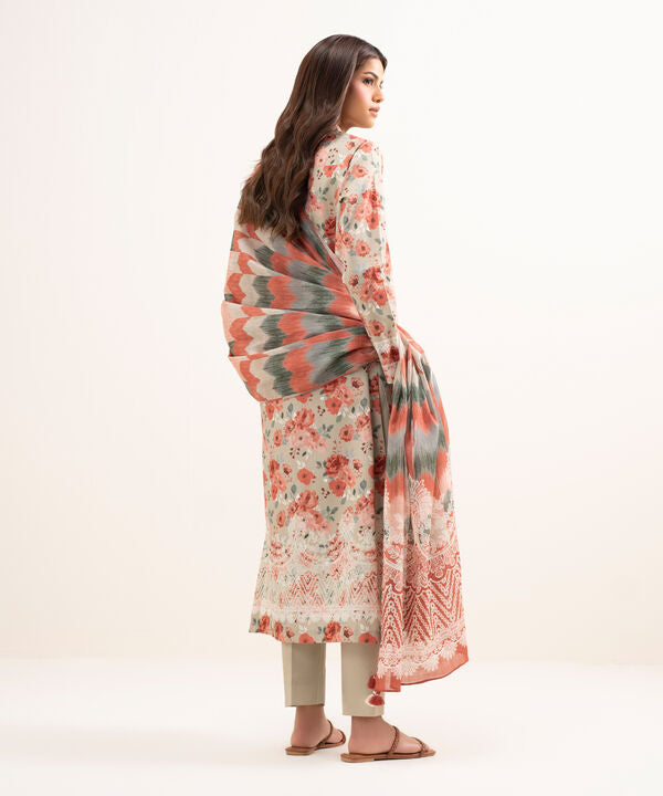 3 Piece - Printed Lawn Suit