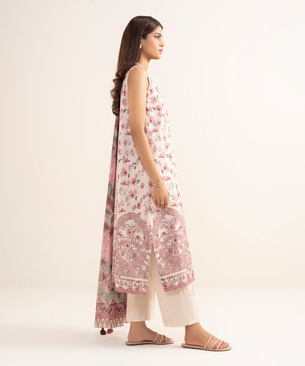 3 Piece - Printed Lawn Suit