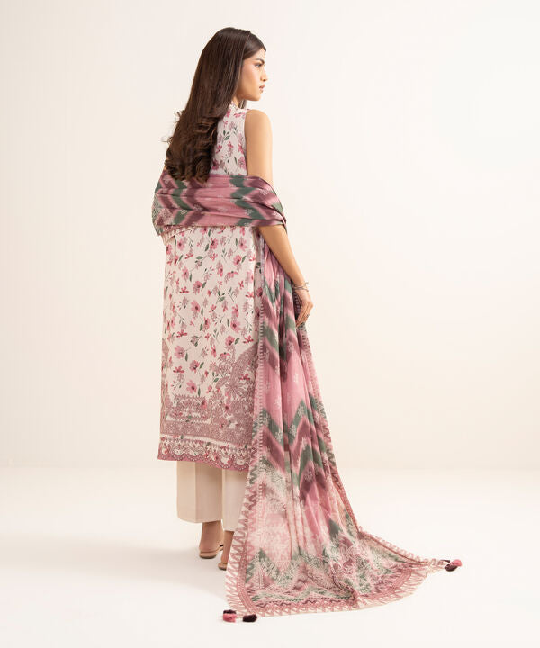 3 Piece - Printed Lawn Suit