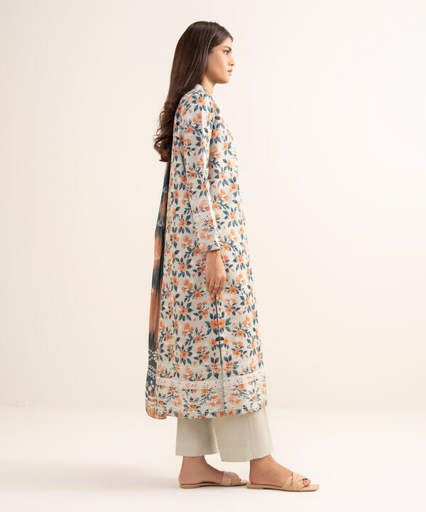 3 Piece - Printed Lawn Suit