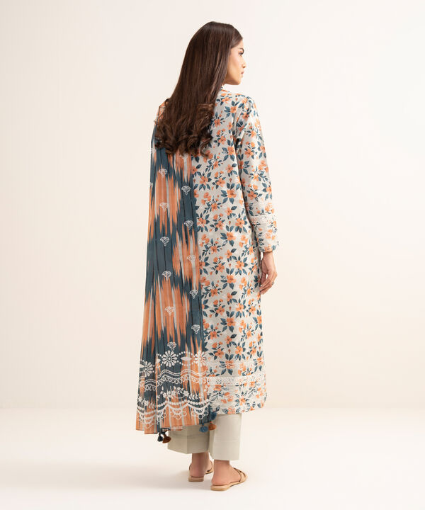 3 Piece - Printed Lawn Suit