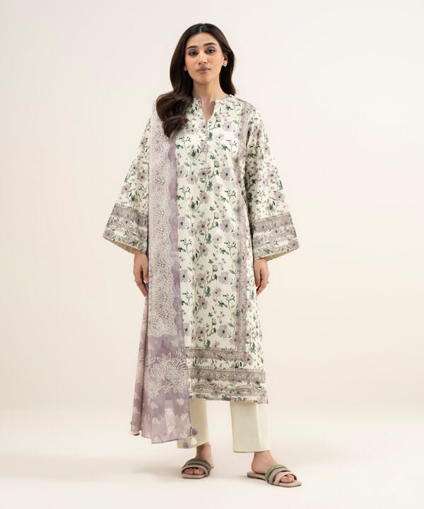 3 Piece - Printed Lawn Suit