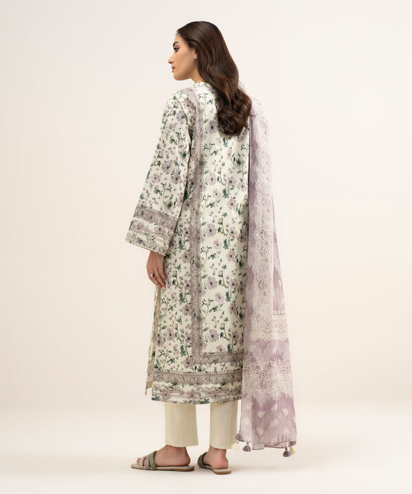 3 Piece - Printed Lawn Suit