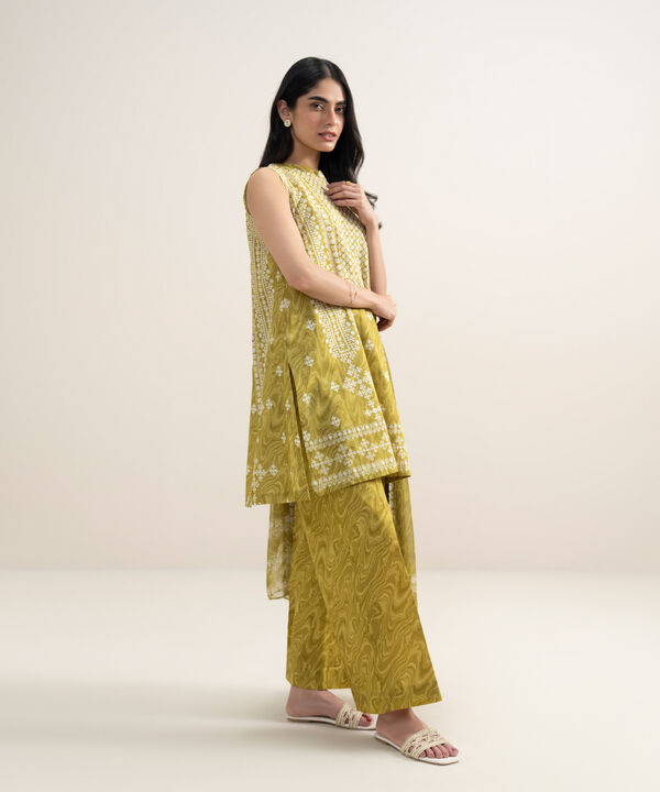 3 Piece - Printed Lawn Suit