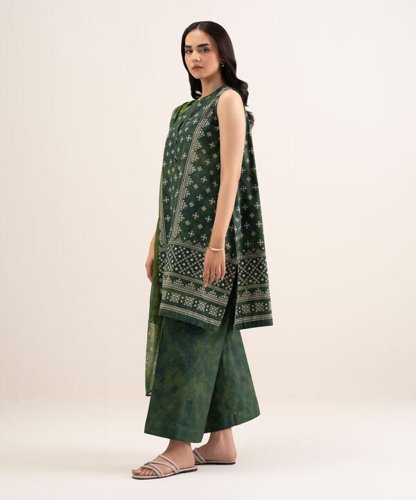 3 Piece - Printed Lawn Suit