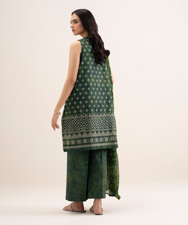 3 Piece - Printed Lawn Suit