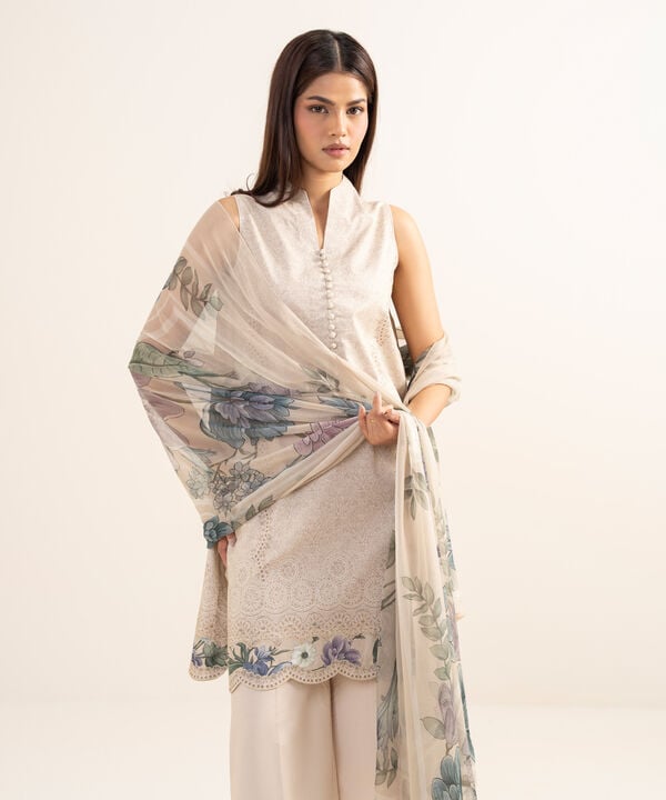 3 Piece - Printed Lawn Suit