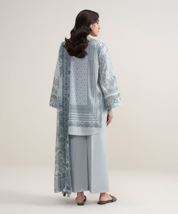 3 Piece - Printed Lawn Suit