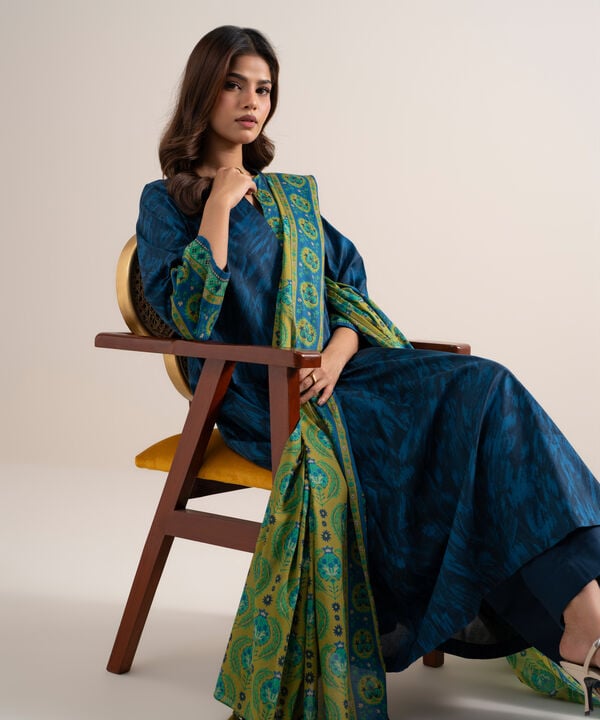 3 Piece - Printed Lawn Suit