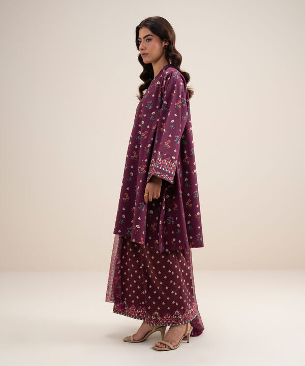 3 Piece - Printed Lawn Suit