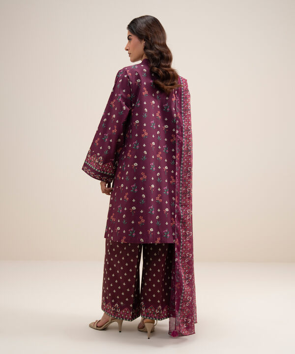 3 Piece - Printed Lawn Suit