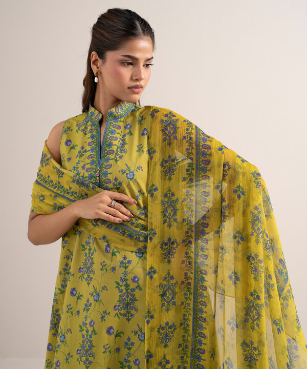 3 Piece - Printed Lawn Suit