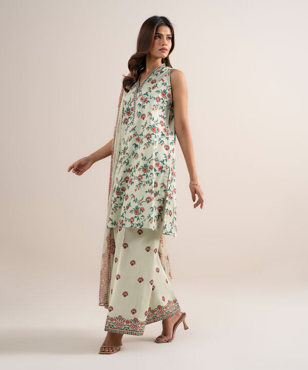 3 Piece - Printed Lawn Suit