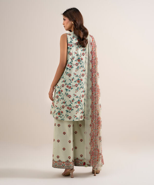 3 Piece - Printed Lawn Suit