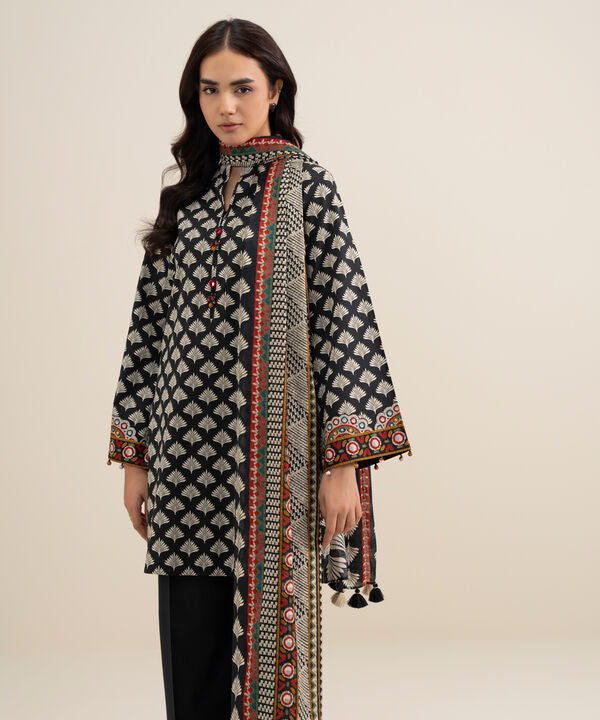 3 Piece - Printed Lawn Suit