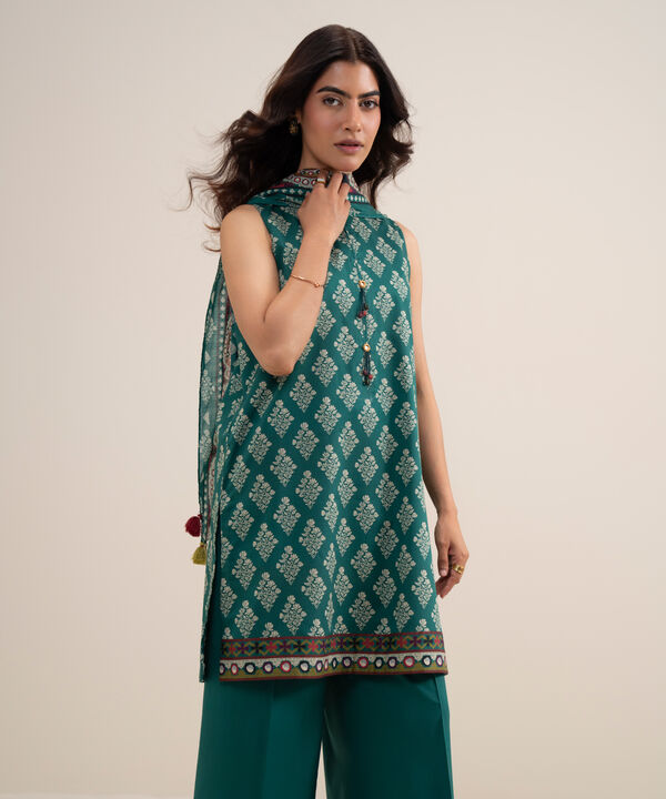 3 Piece - Printed Lawn Suit
