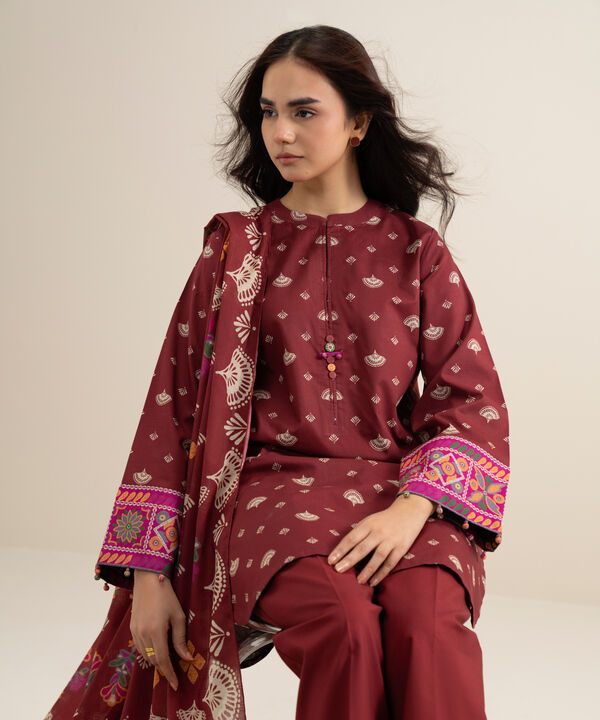 3 Piece - Printed Lawn Suit