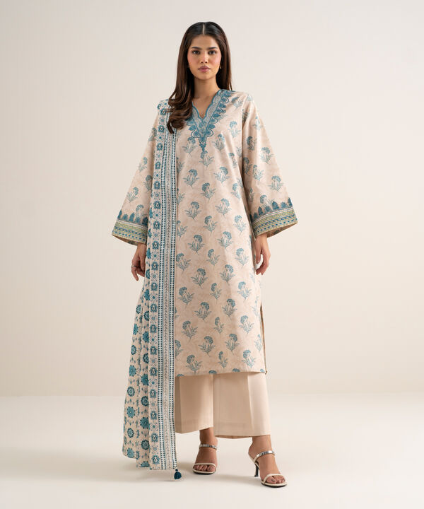 3 Piece - Embroidered Lawn Suit