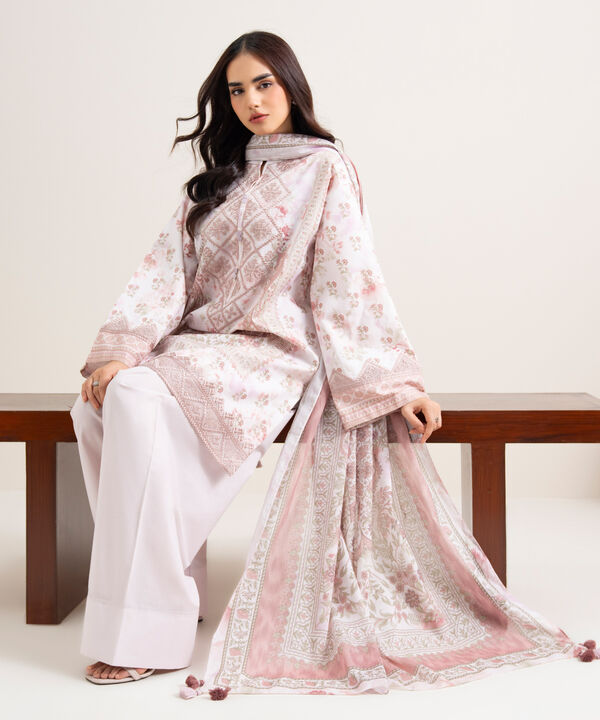 3 Piece - Embroidered Lawn Suit