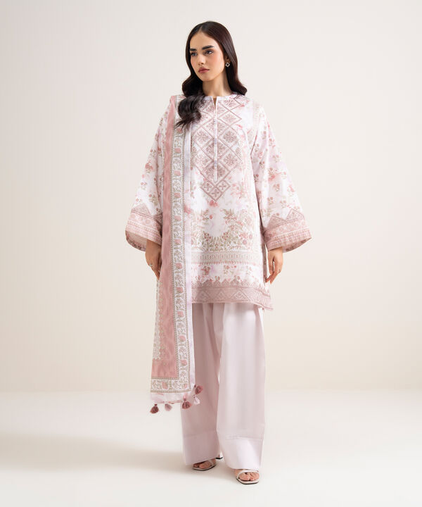 3 Piece - Embroidered Lawn Suit