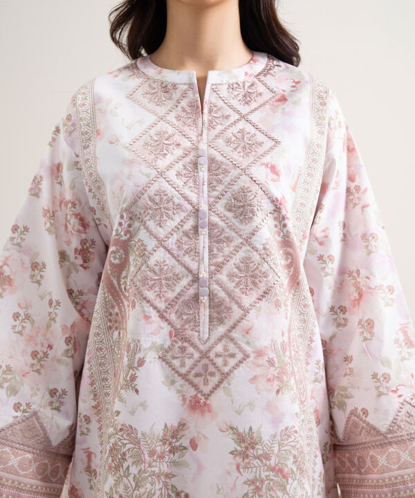 3 Piece - Embroidered Lawn Suit