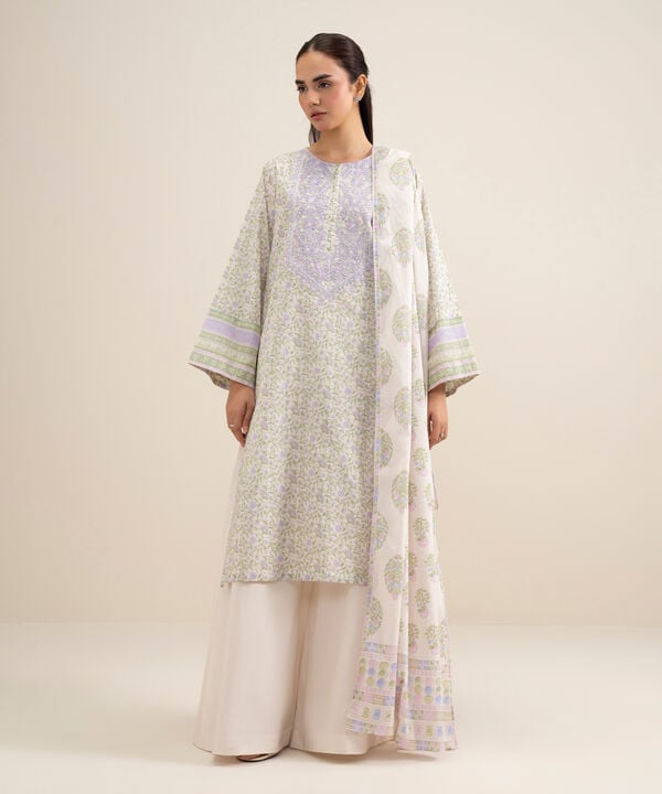 3 Piece - Embroidered Lawn Suit