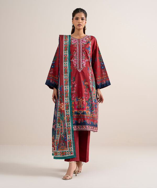 3 Piece - Embroidered Lawn Suit