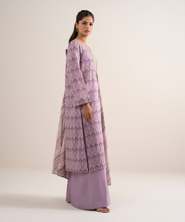 3 Piece - Embroidered Lawn Suit