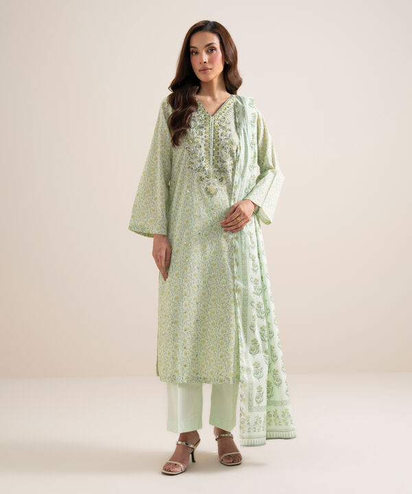3 Piece - Embroidered Lawn Suit