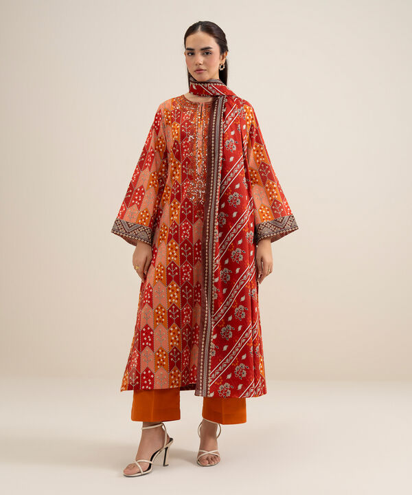 3 Piece - Embroidered Lawn Suit