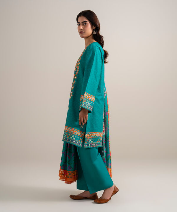 3 Piece - Embroidered Lawn Suit