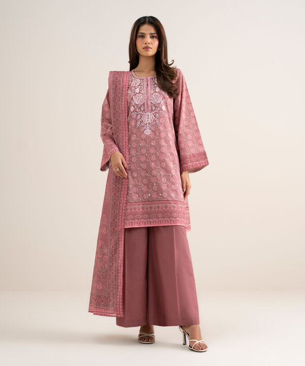 3 Piece - Embroidered Lawn Suit