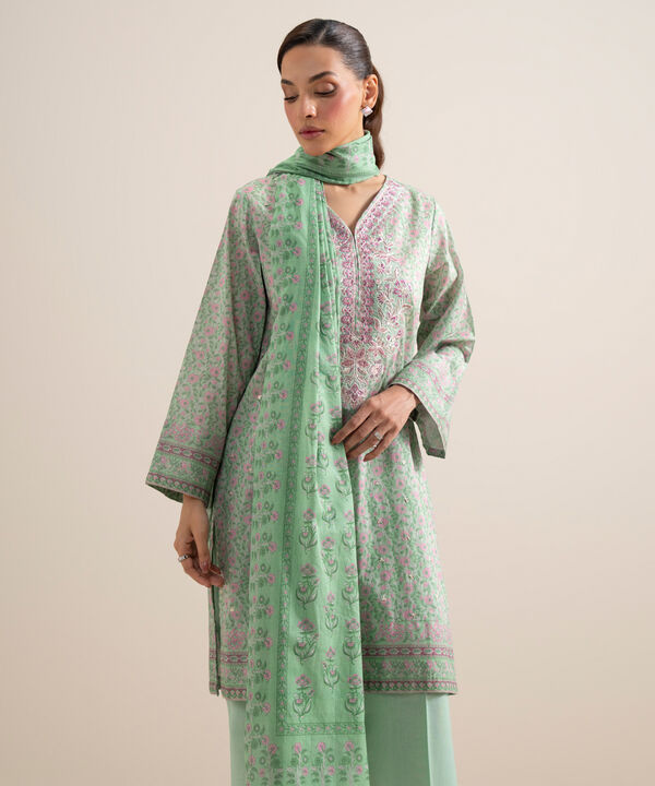 3 Piece - Embroidered Lawn Suit