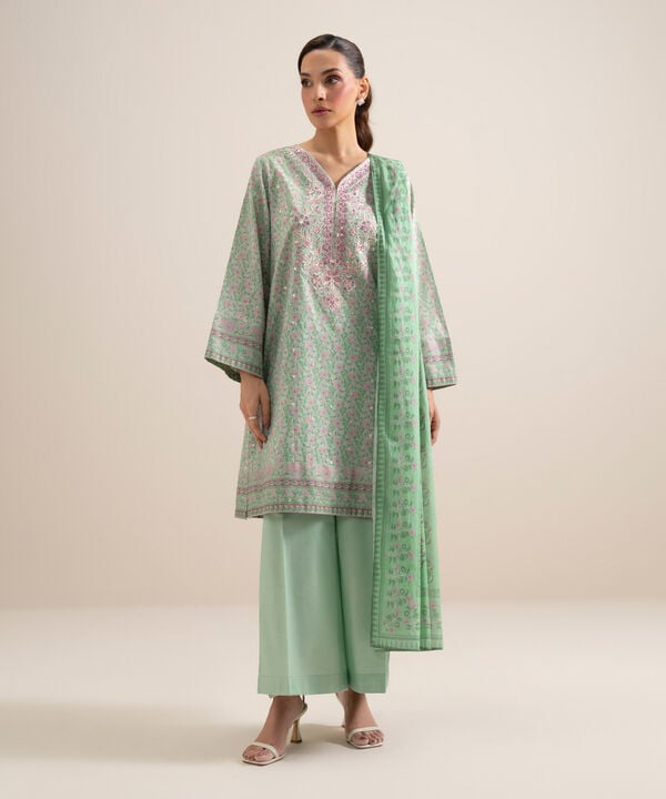 3 Piece - Embroidered Lawn Suit