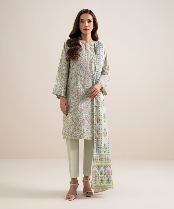 3 Piece - Embroidered Lawn Suit