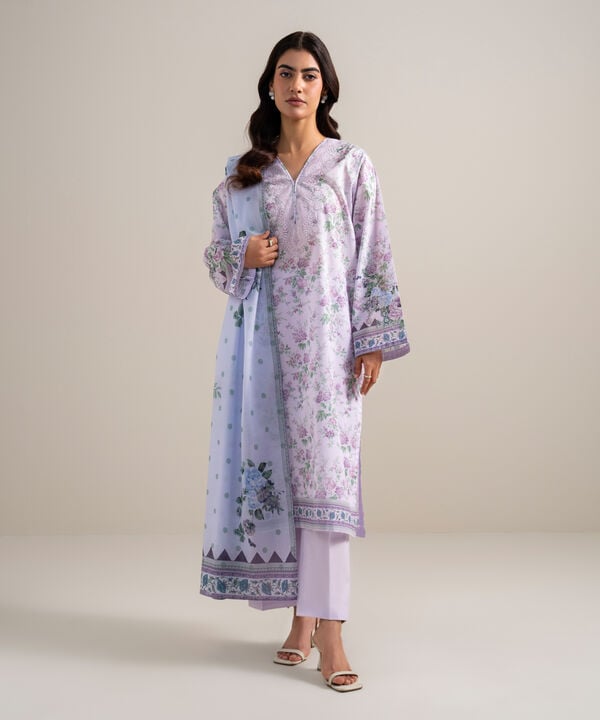 3 Piece - Embroidered Lawn Suit