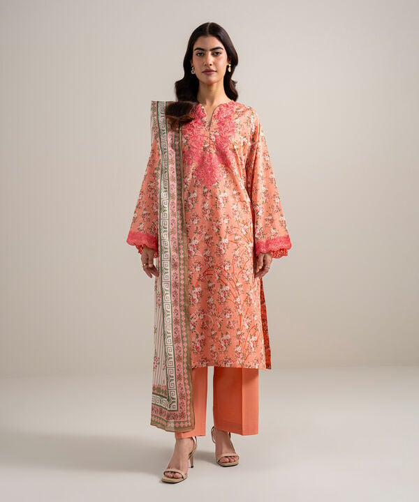 3 Piece - Embroidered Lawn Suit