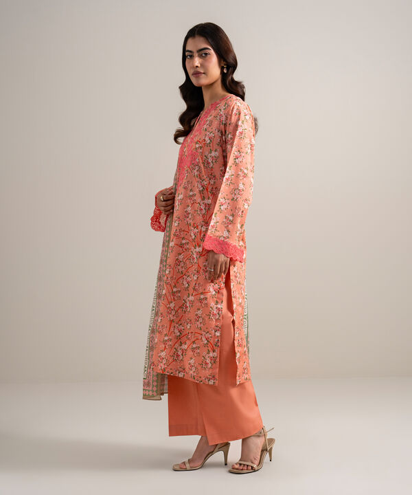 3 Piece - Embroidered Lawn Suit