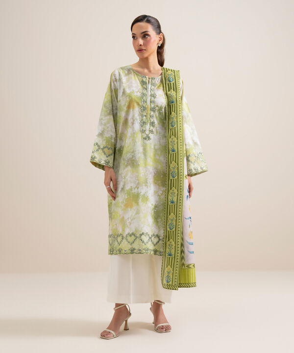 3 Piece - Embroidered Lawn Suit