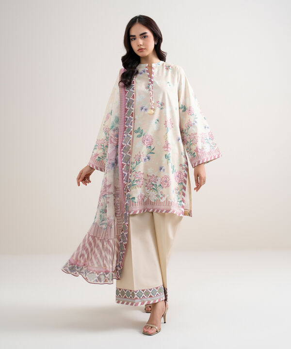 3 Piece - Printed Lawn Suit