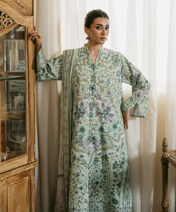 3 Piece - Printed Lawn Suit