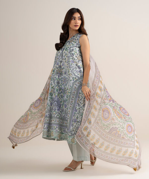3 Piece - Printed Lawn Suit