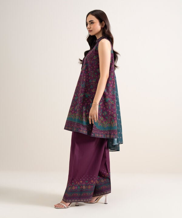 3 Piece - Printed Lawn Suit